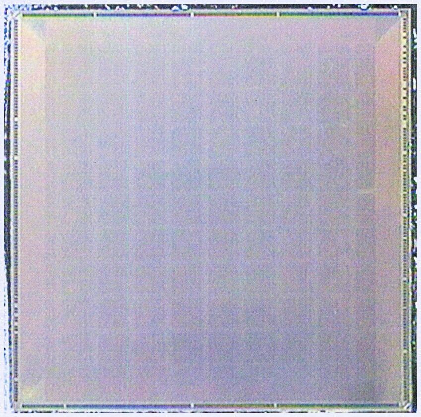 Microphotograph of the 110-core MIT Execution Migration Machine chip (Photo: MIT)