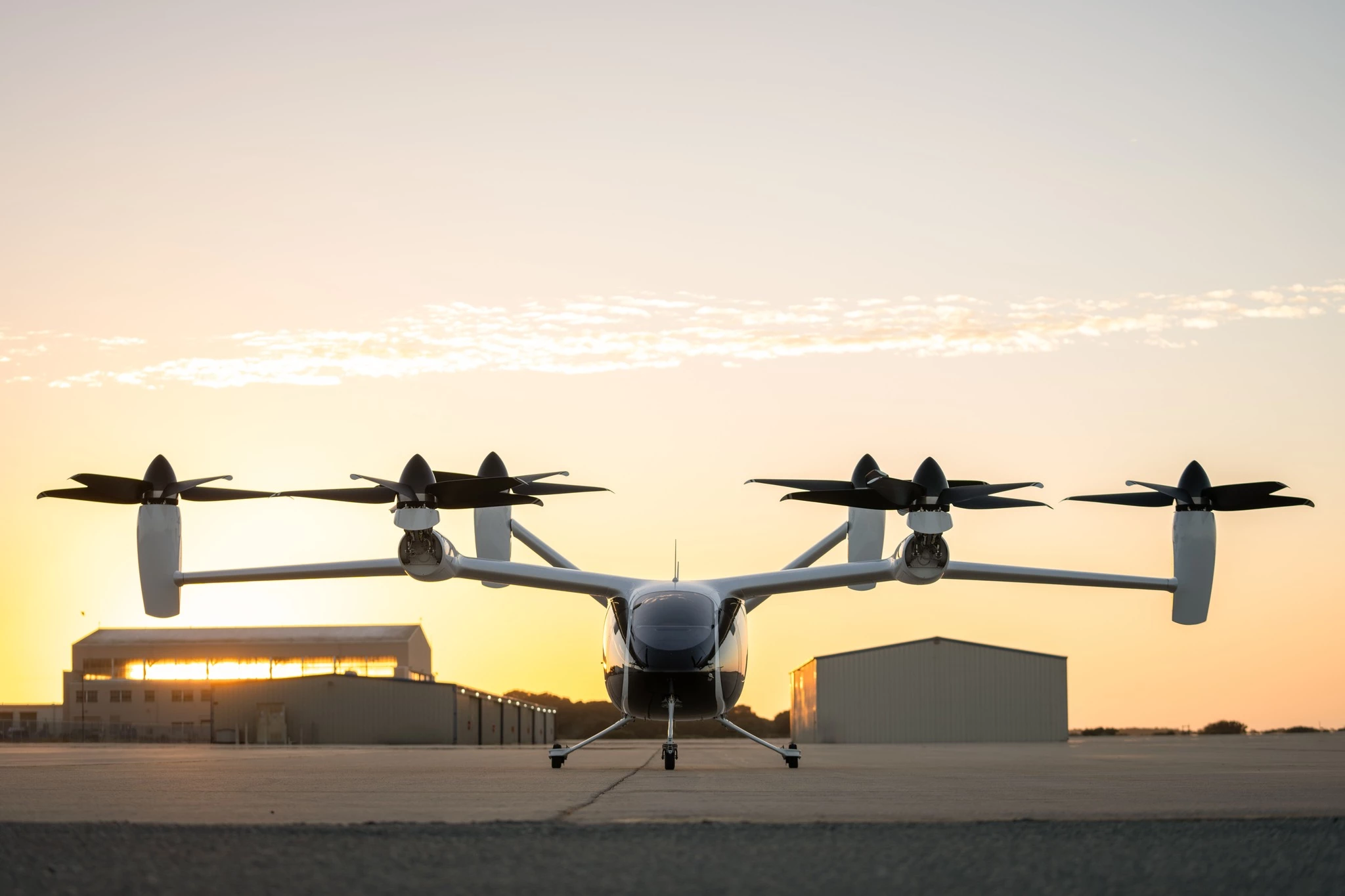 In 2023, Joby built this prototype, calling it the first eVTOL made on a production line in the US