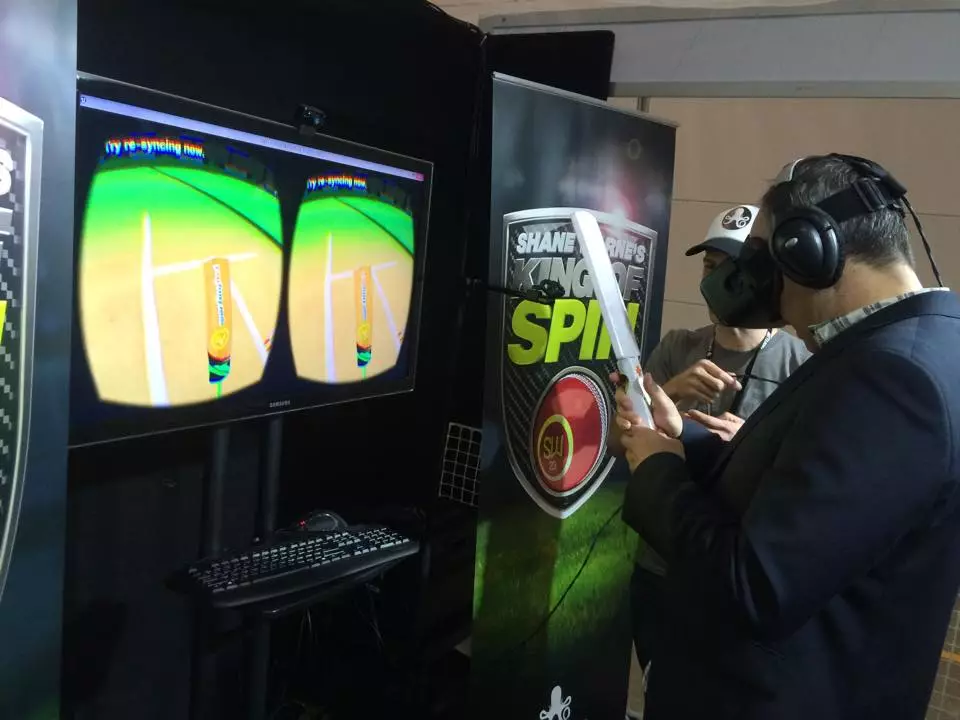 King of Spin VR for Oculus Rift will see players face off against legendary cricketer Shane Warne in a virtual arena