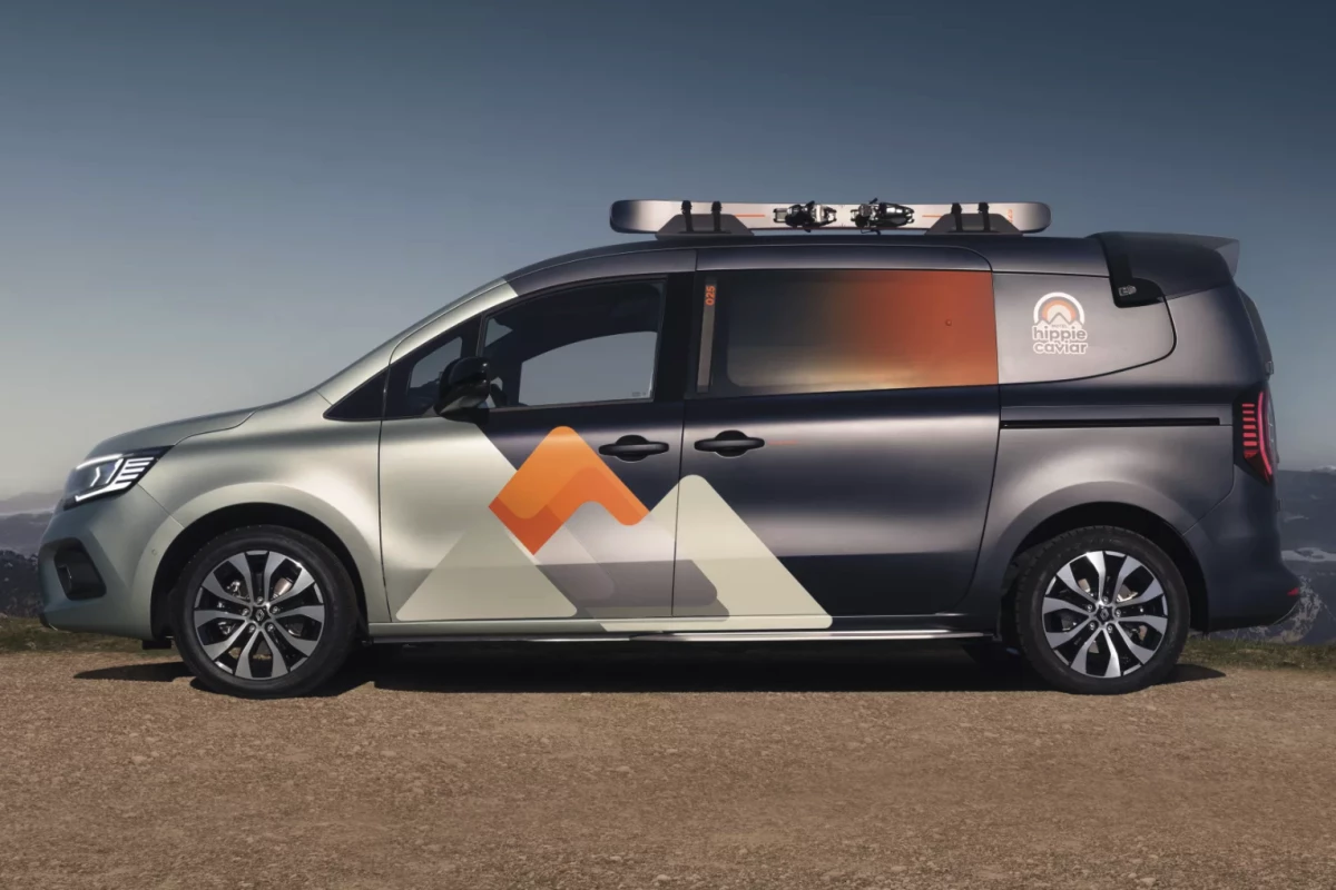 Renault teases the new Hippie Caviar Motel, an all-electric mini-camper van concept aimed at outdoor adventurers
