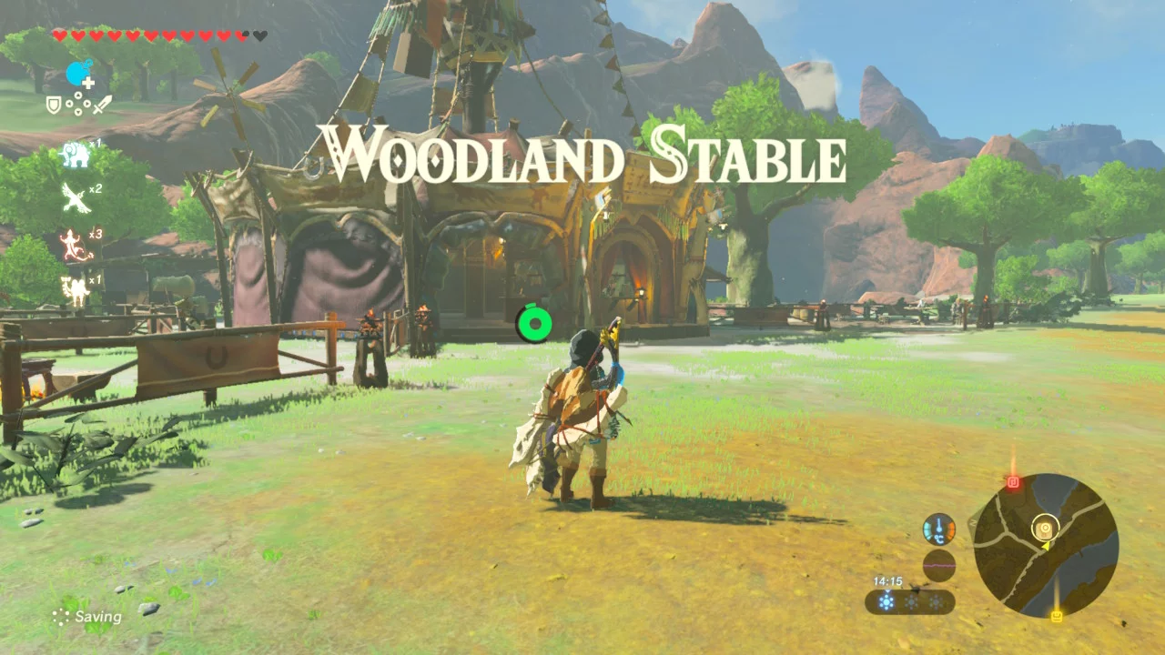 This stable is your first stopping point