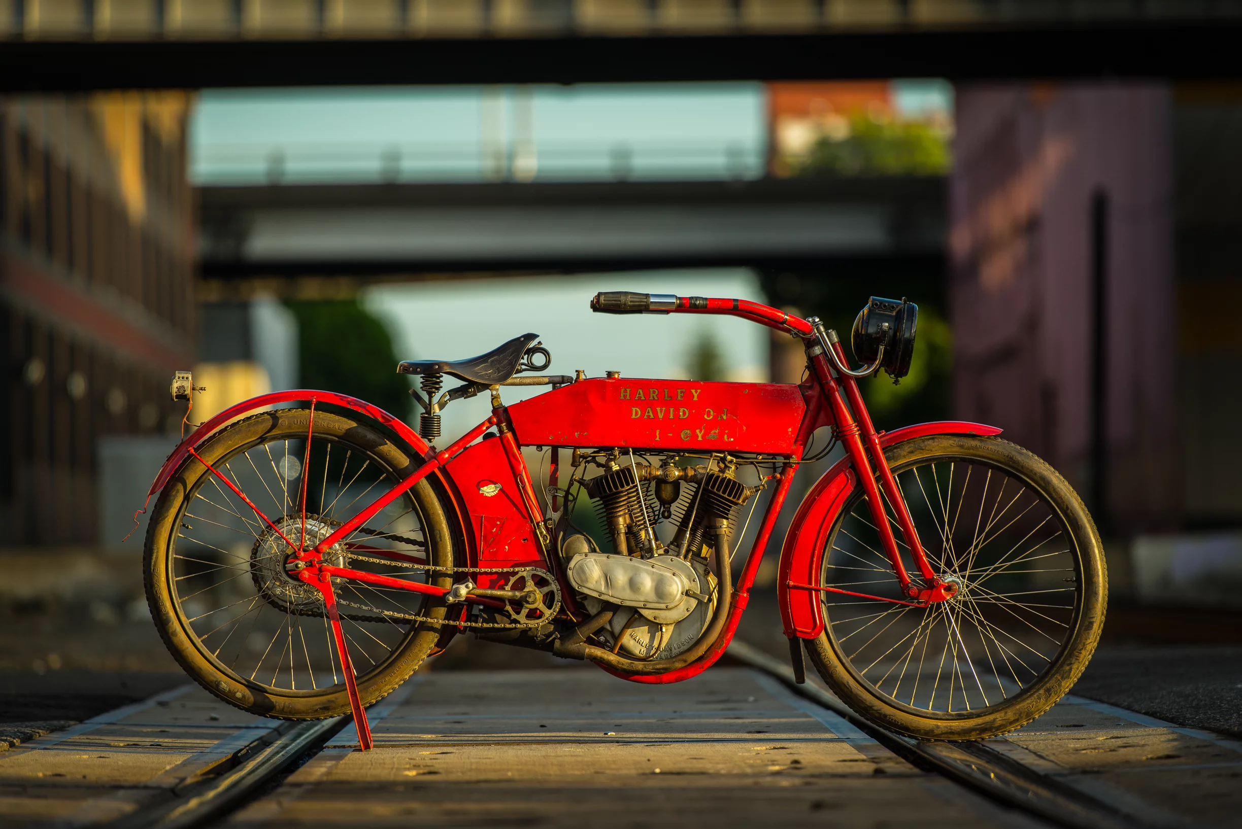 This ex-McQueen matching-numbers 1912 Harley-Davidson X8E Big Twin was purchased at the 1984 Steve McQueen estate auction and comes with a certificate of authenticity. It is believed that McQueen rode this Harley in at least one Pre-1916 event.