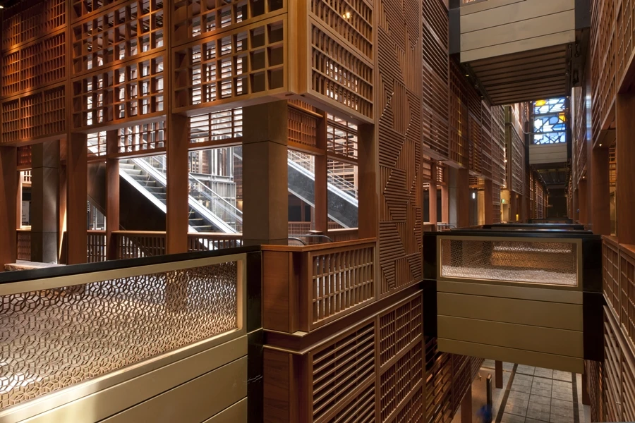 The Abu Dhabi Central Market is split across multiple levels (Photo: Nigel Young / Foster + Partners)