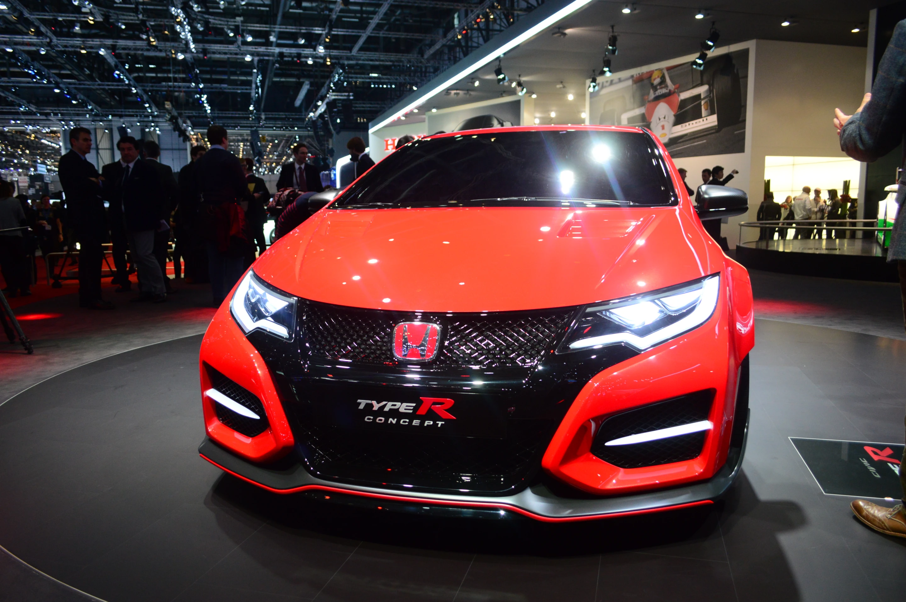 The Honda Civic Type R Concept at the Geneva Motor Show