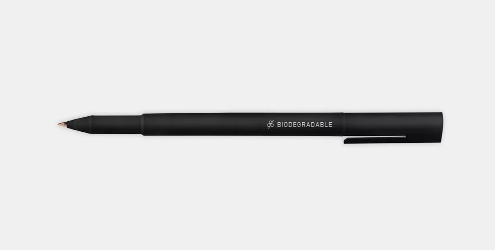 The DBA pen looks good and writes well, and is also the world's only 98% biodegradable pen