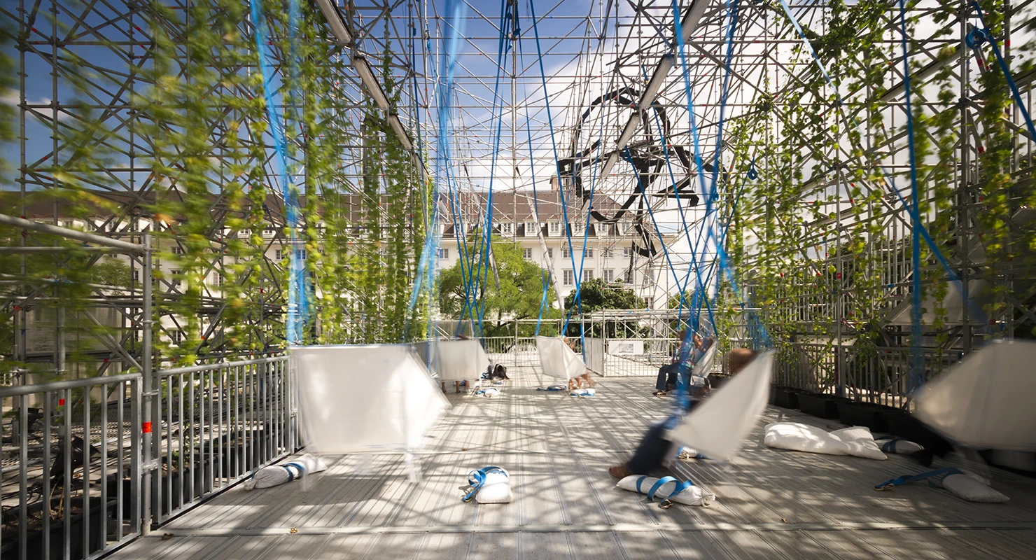 A 17-meter (55-foot) high viewing platform affords excellent views of Munich (Photo: Photographs of Architecture)