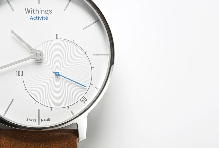 The Activité has a stainless steel casing and a sapphire glass front