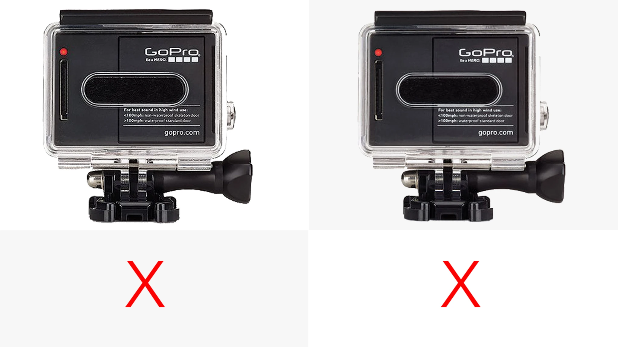 The optional LCD Touch BacPac is available for the other GoPro Hero3+ or Hero4 models without a LCD viewfinder