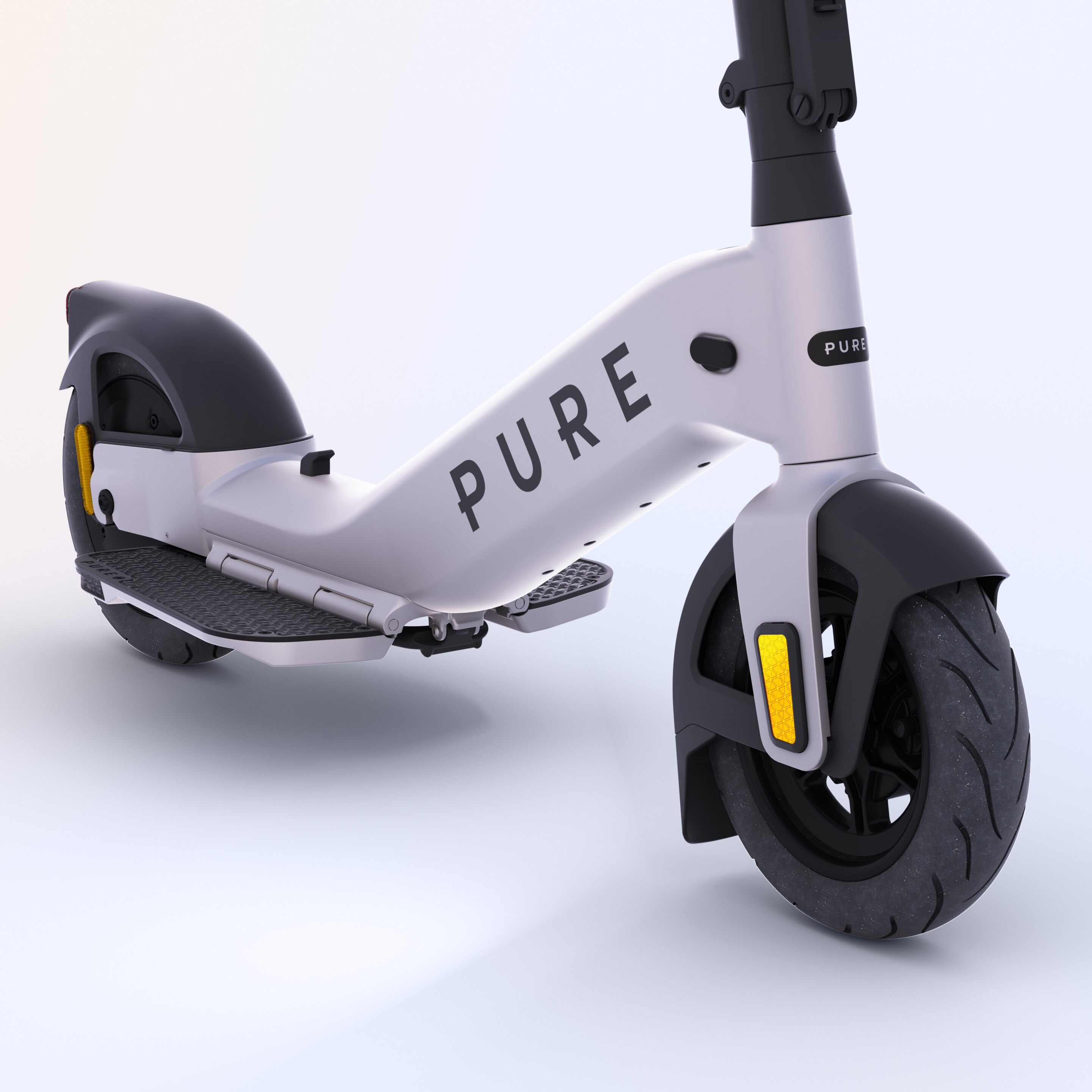 Pure Advance urban escooters designed for stability and comfort