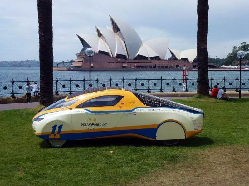 The SolarWorld GT in Sydney, Australia