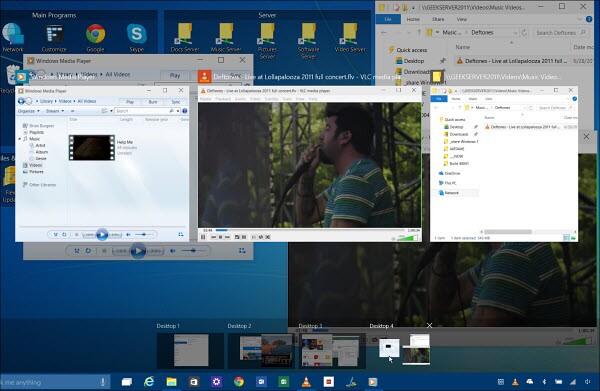 New Virtual Desktops features