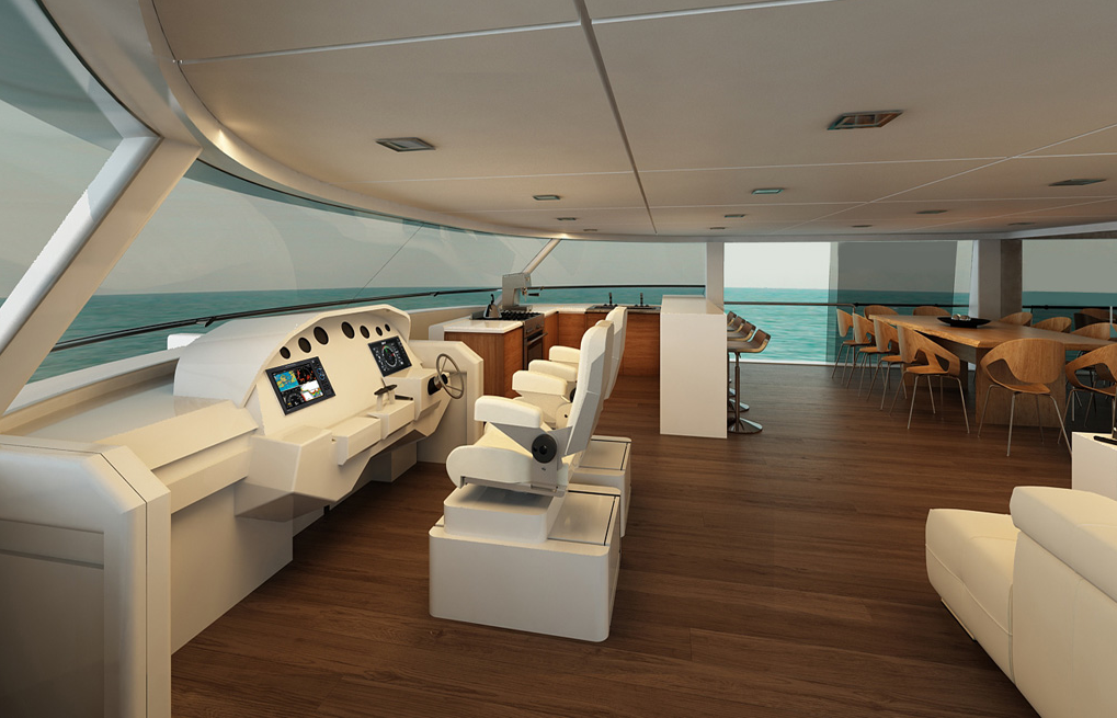 Flash Catamarans puts a twostory luxury apartment on two hulls