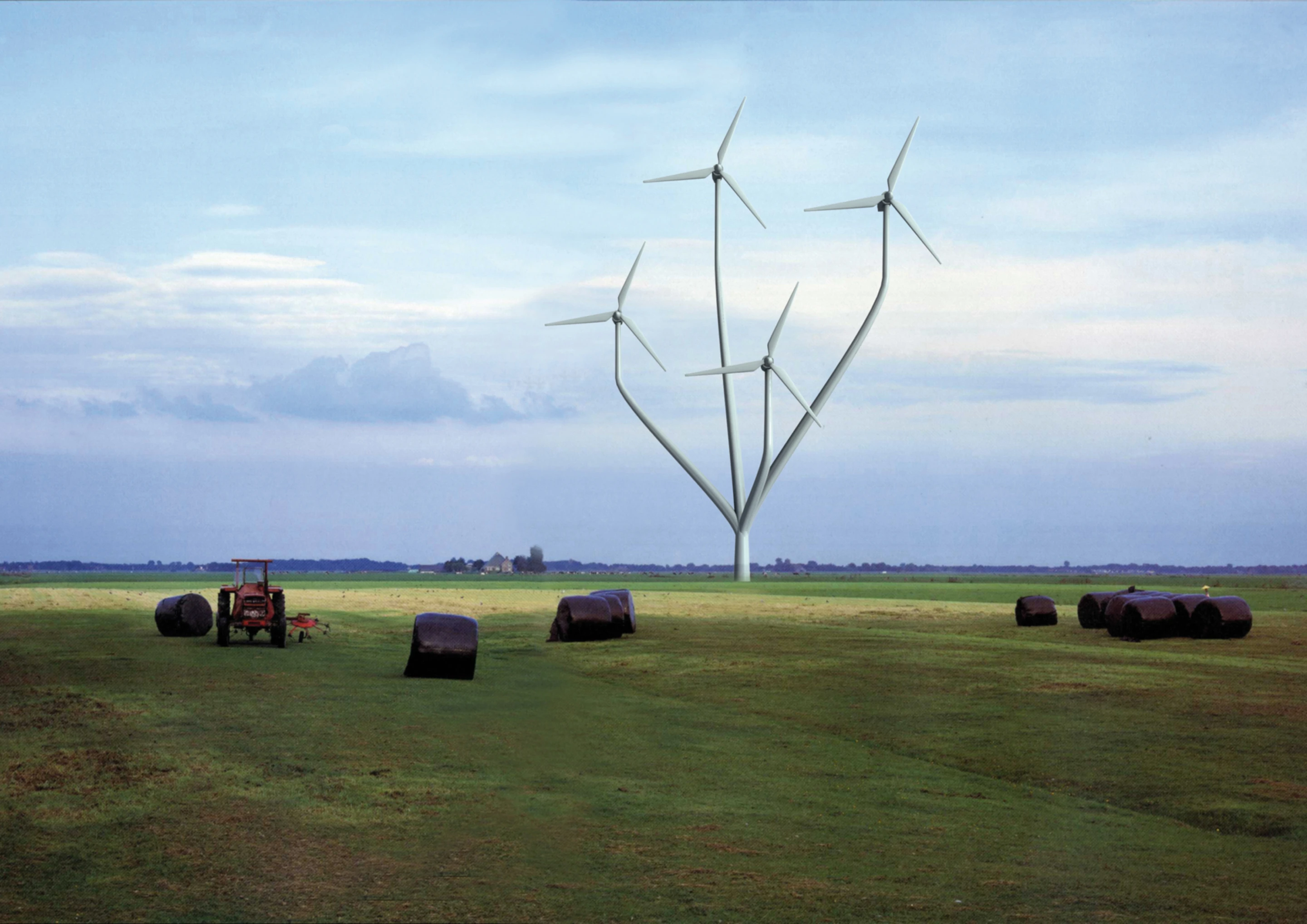 Using the three-blade turbine design would not bring the new creations any closer to urban installation
