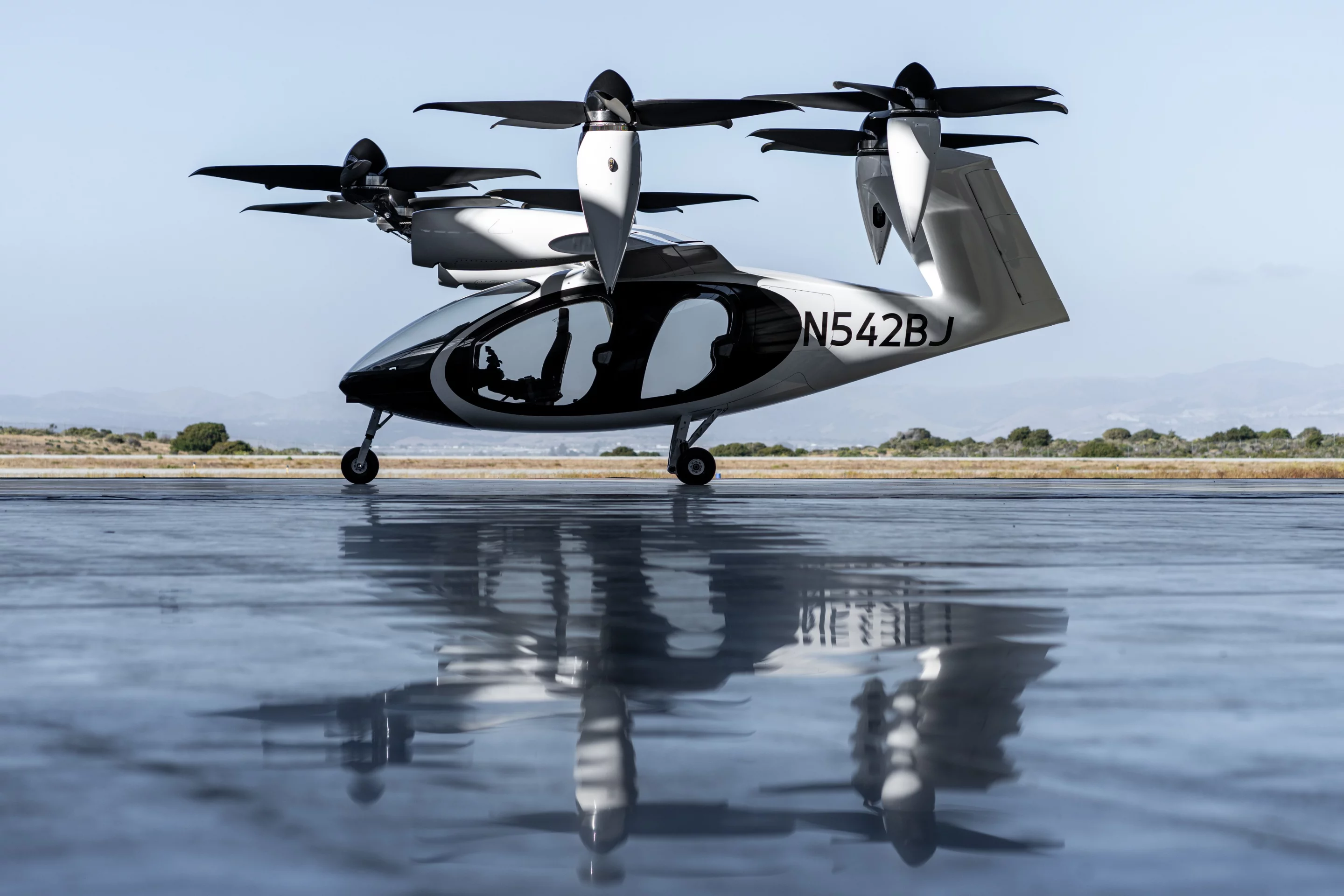 Electric air taxi services are targeting 2024 for an entry into service, claiming to be quieter and vastly cheaper than helicopters