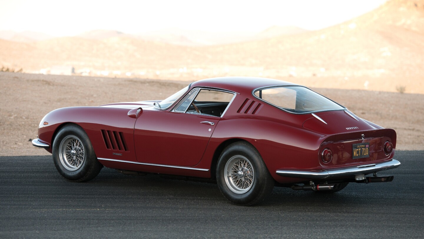 The most valuable standard 275 GTB/4 ever sold at auction was this 1967 Ferrari 275 GTB/4 which fetched $10,175,000. The car has a spectacular provenance, having been delivered new to actor Steve McQueen on the set of the movie 'Bullitt.' McQueen owned it for four years before it was sold to another well-known actor in Guy Williams, the star of the TV series 'Zorro' and 'Lost in Space.'