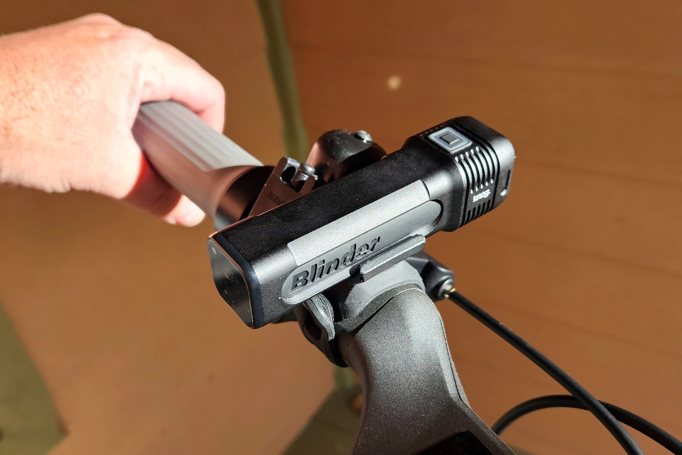 Tally-ho! The Knog has daytime strobe modes on it to alert others of your presence, so it's functional both day and night
