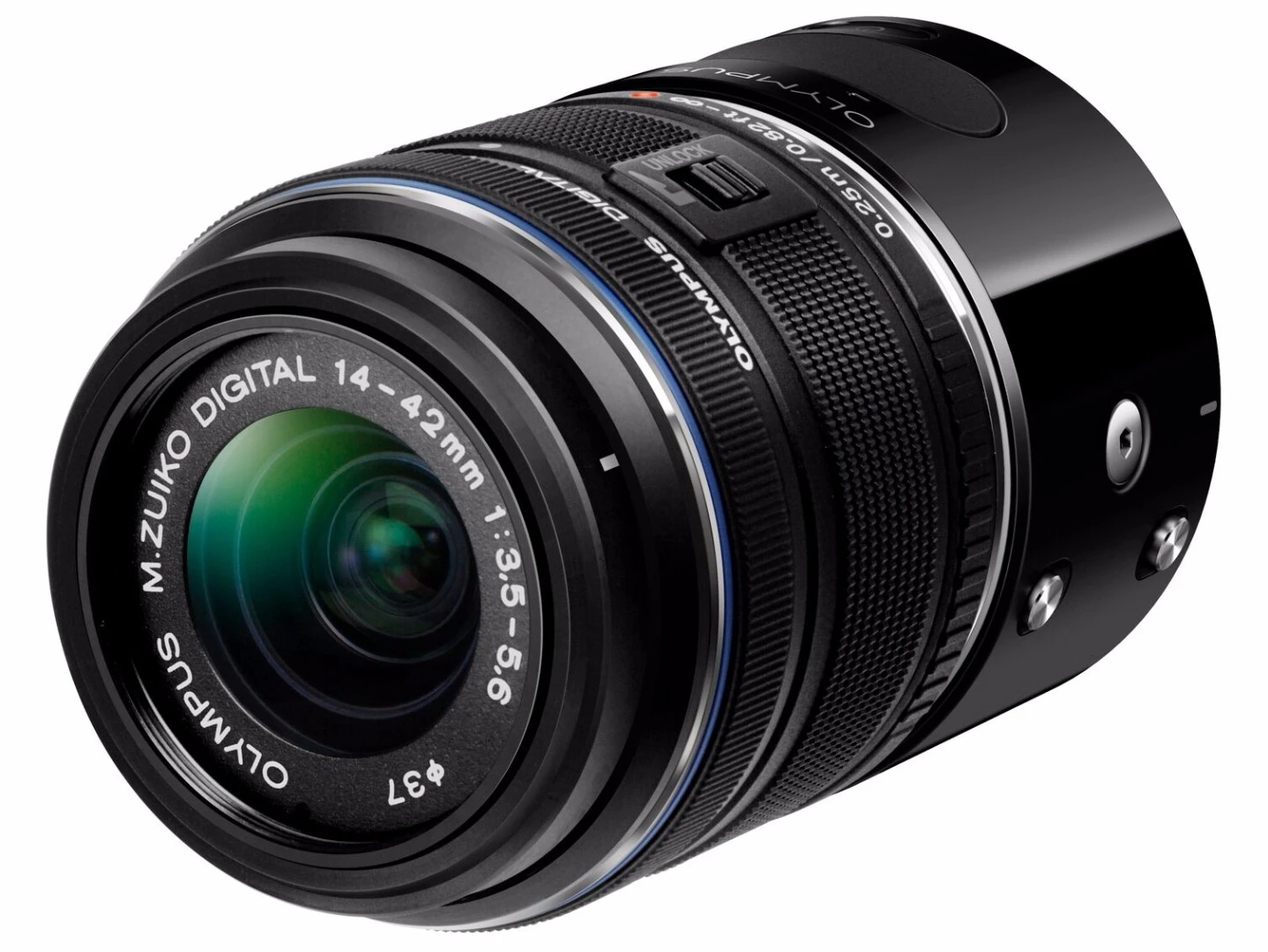 The Olympus Air A01 can be bundled with a 14-42-mm EZ lens for US$500
