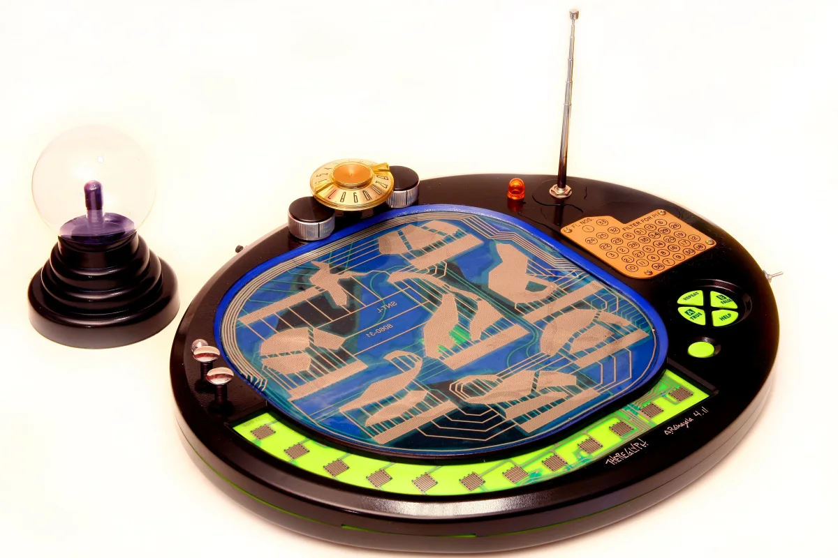 Using a technique known as circuit bending, Reed Ghazala has transformed a talking dinosaur game into a Theremin-like synthesizer