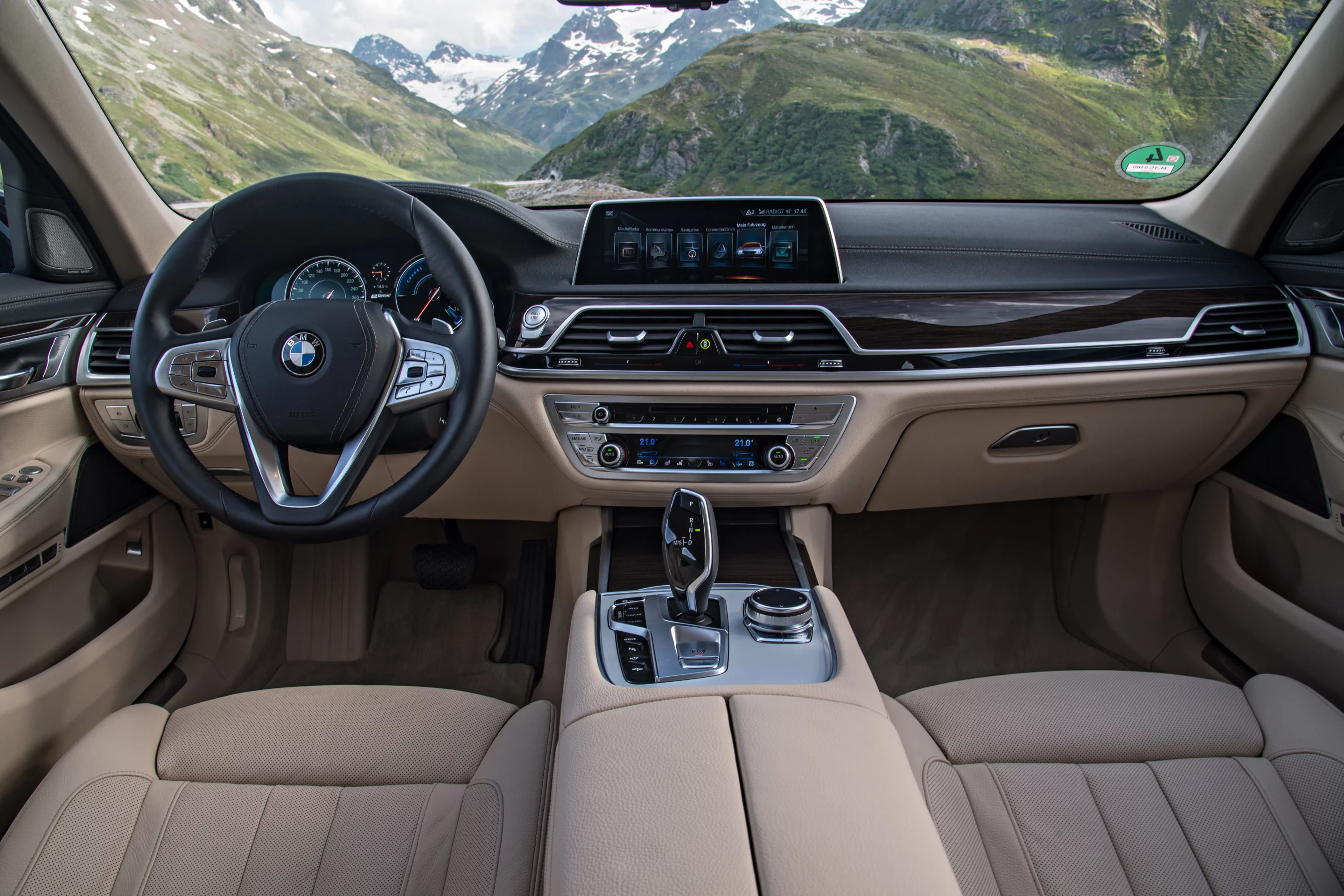 The inside of the iPerformance is just as luxurious as the regular model
