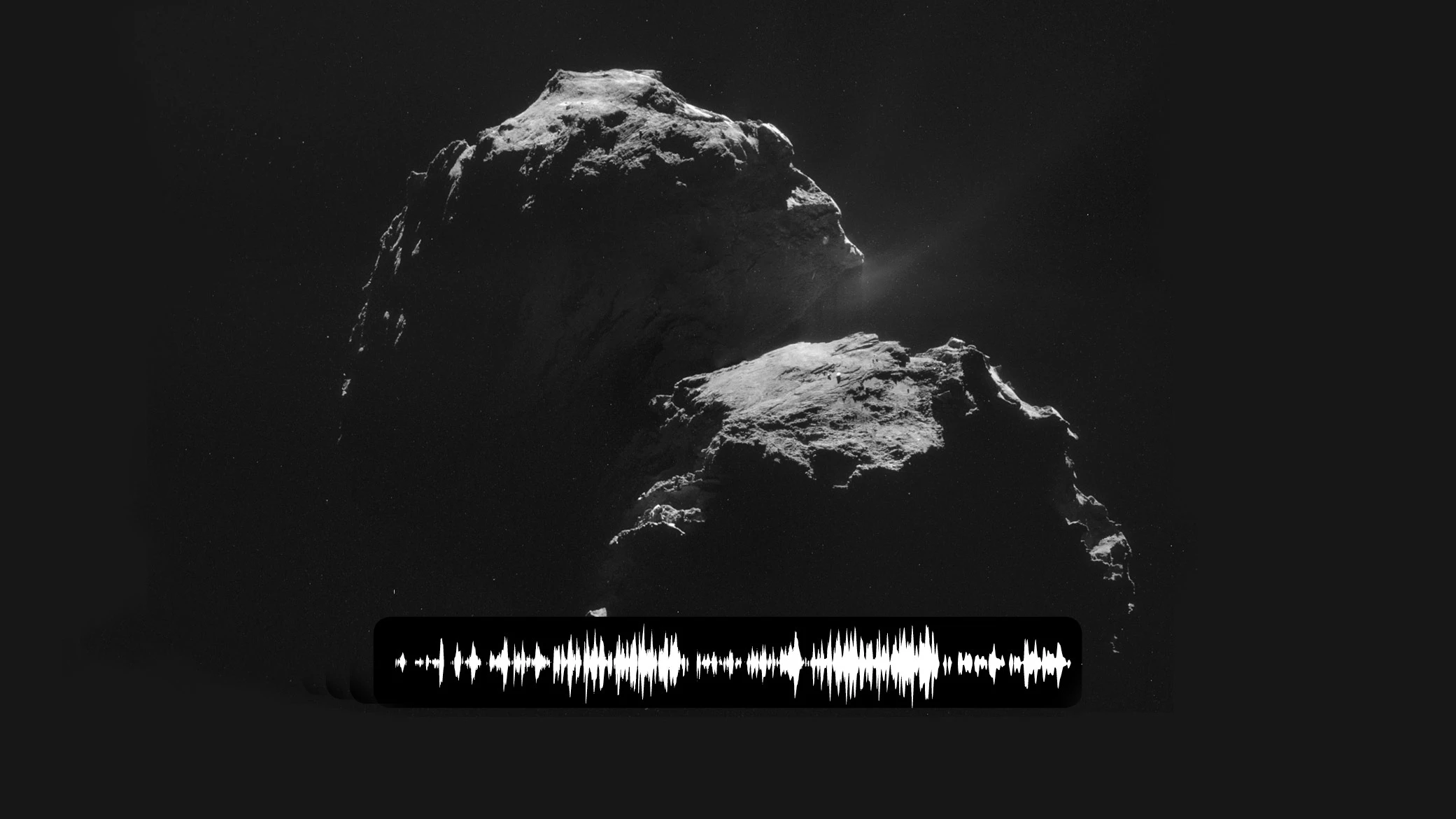 Rosetta has picked up a mysterious "song" from comet 67P/Churyumov-Gerasimenko (Image: ESA/NASA/JPL-Caltech)