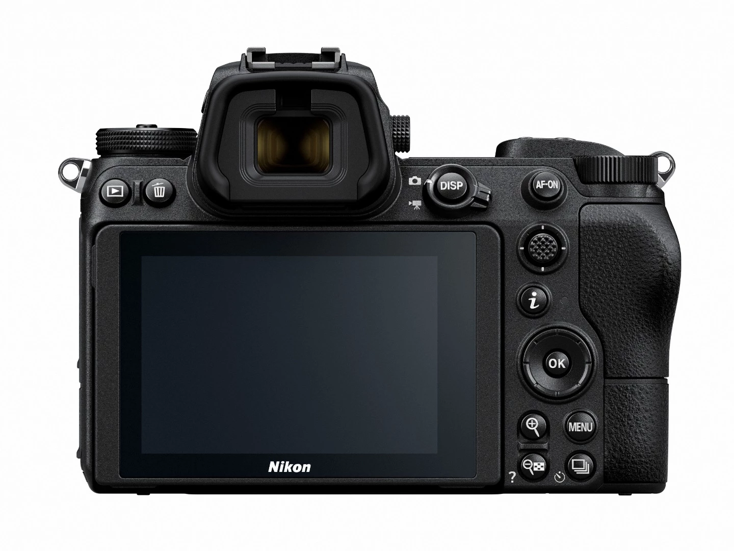 The Z 6 has a 3.69 million dot OLED viewfinder around back and a 3.2-inch, 2.1 million dot tilting touchscreen panel