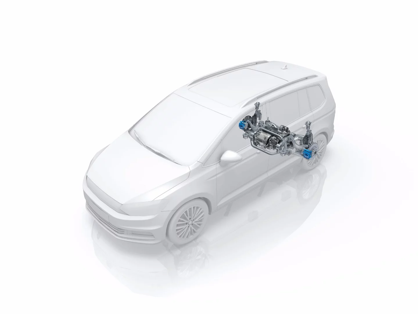 The mSTARS modular suspension system includes an electric motor
