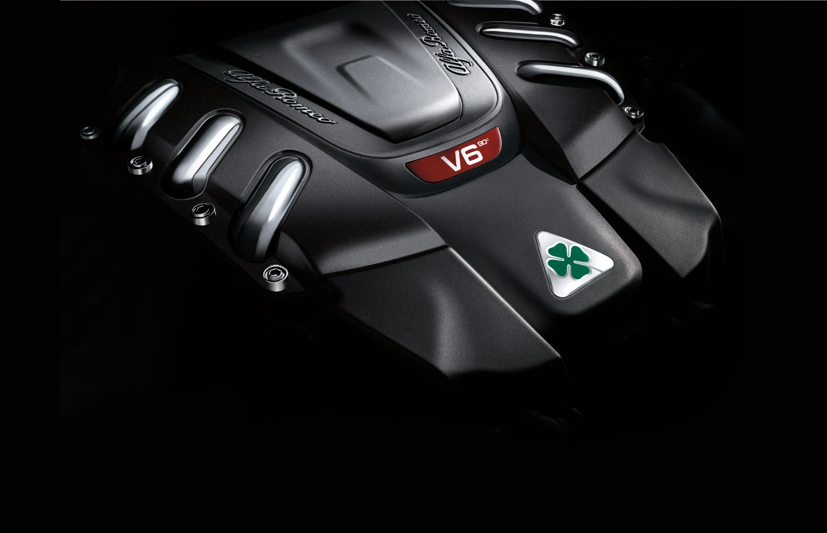 A powerful Ferrari-derived V6 propels the Giulia with 505 horsepower