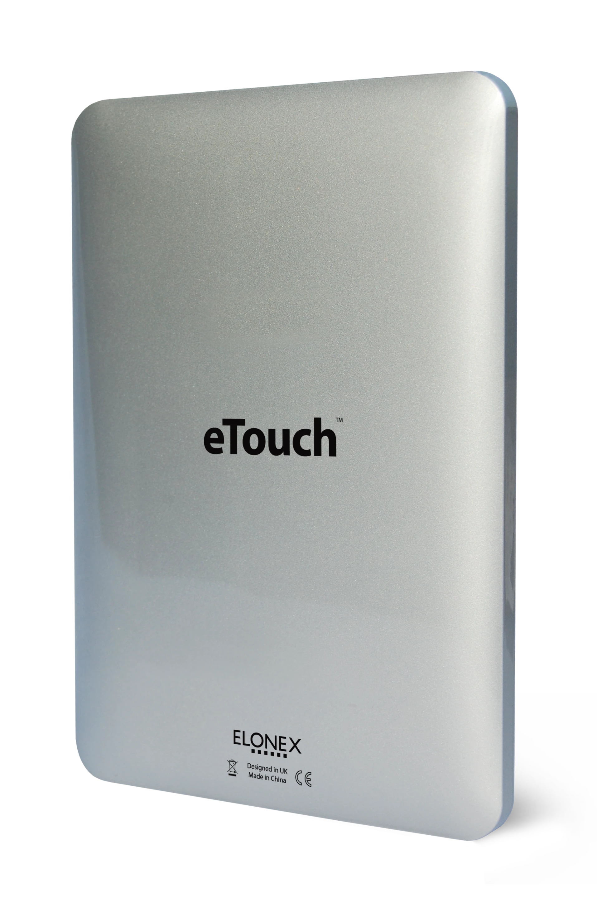 The rear of the eTouch 700ET tablet