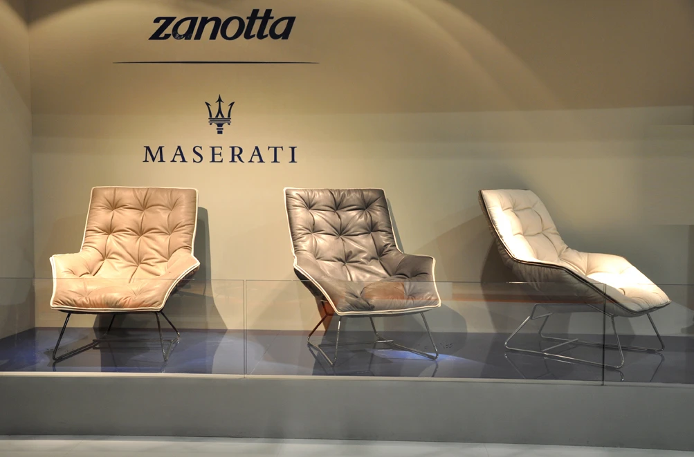 Maserati has partnered with Italian furniture manufacturer Zanotta, to create a limited-edition line of armchairs (photo: Edoardo Campanale/Gizmag)