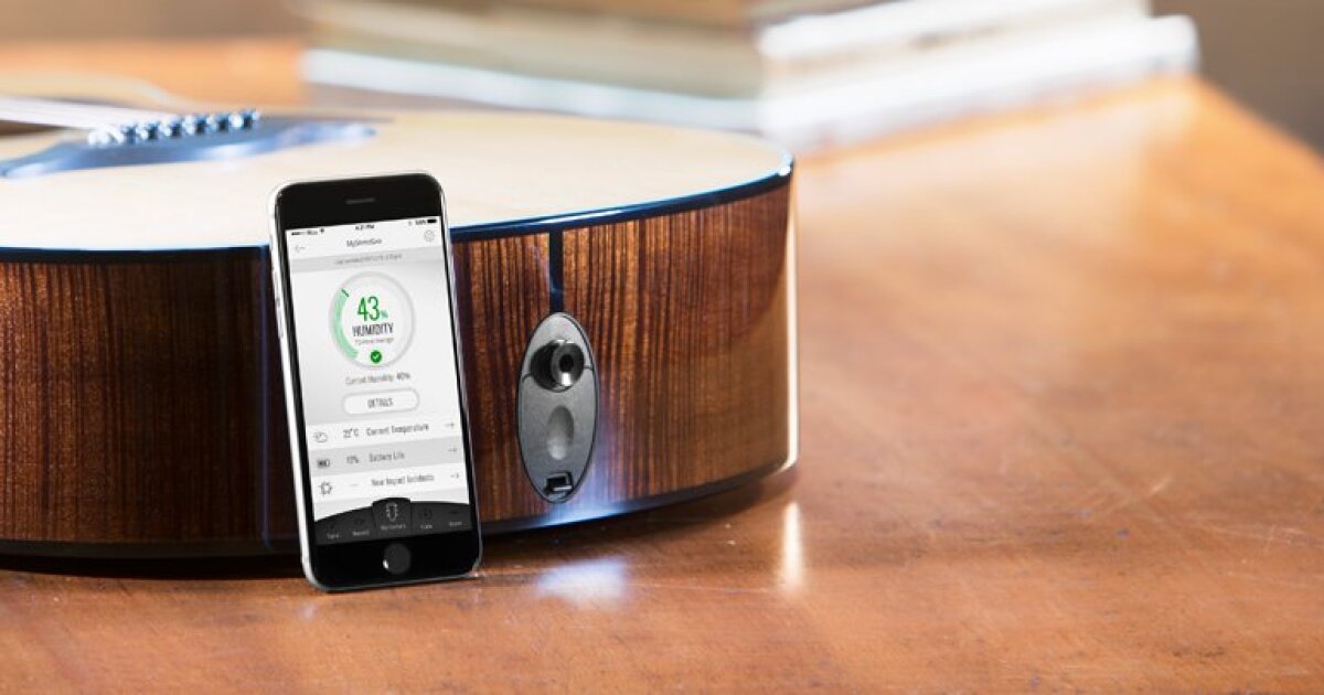 TaylorSense monitors the health of acoustic guitars