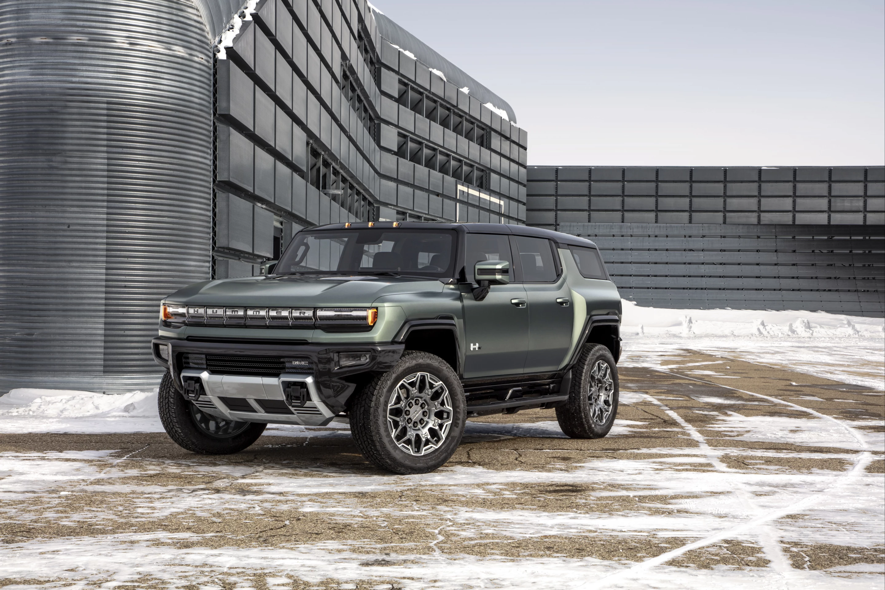 The GMC Hummer EV features a better breakover angle for more off-pavement capa