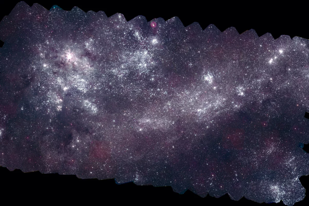 The Large Magellanic Cloud as taken by the Swift satellite's Ultraviolet/Optical telescope (image: NASA)