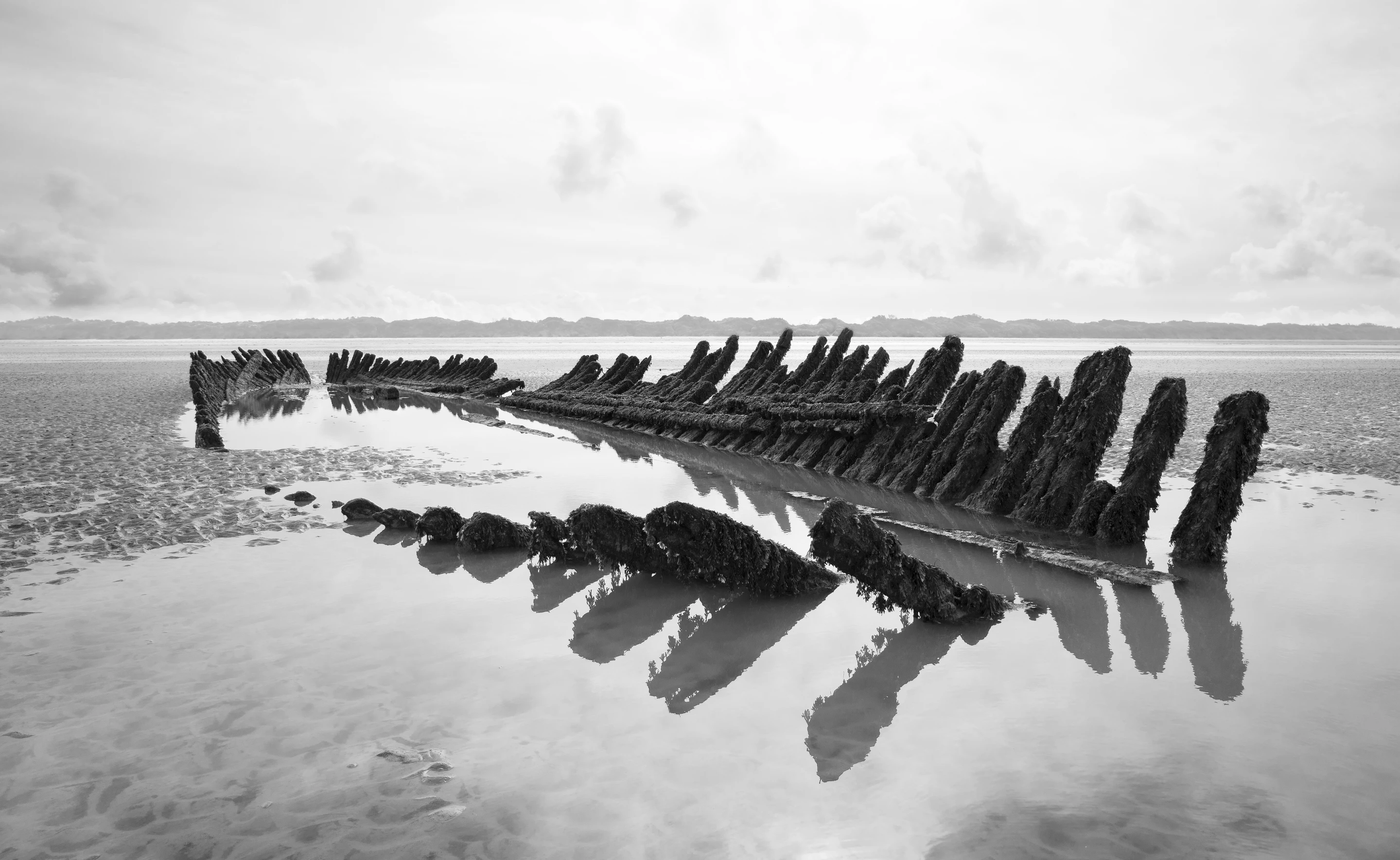 Shortlisted - SS Nornen, Berrow. "The remains of the SS Nornen, a Norwegian barque which was shipwrecked 3rd March, 1897 (Berrow)."