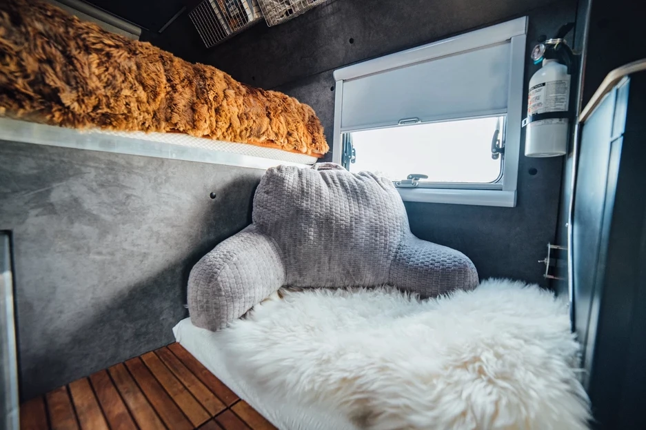 The cozy window nook looks perfect for reading a book ... or perhaps writing one
