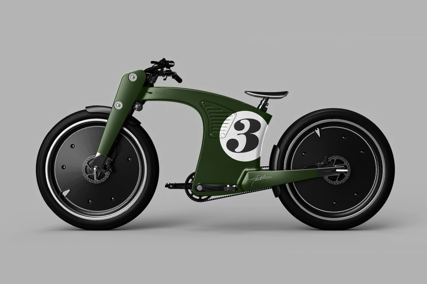 A number of colors and designs are available, including this moto-inspired custom skin