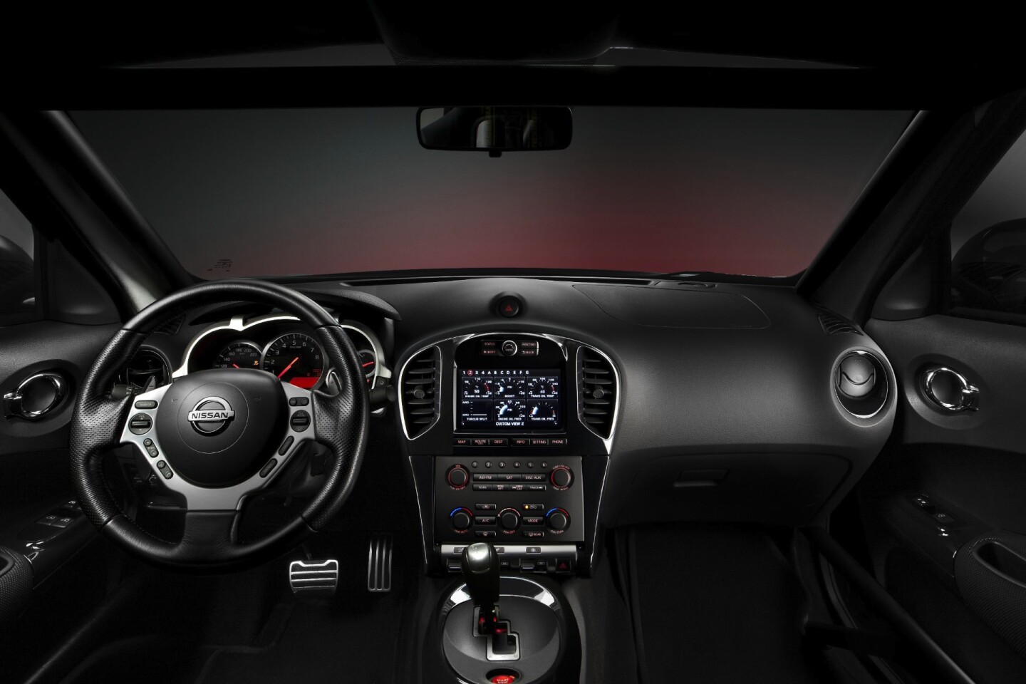 Nissan's JUKE-R concept - interior, including the motorcycle dash