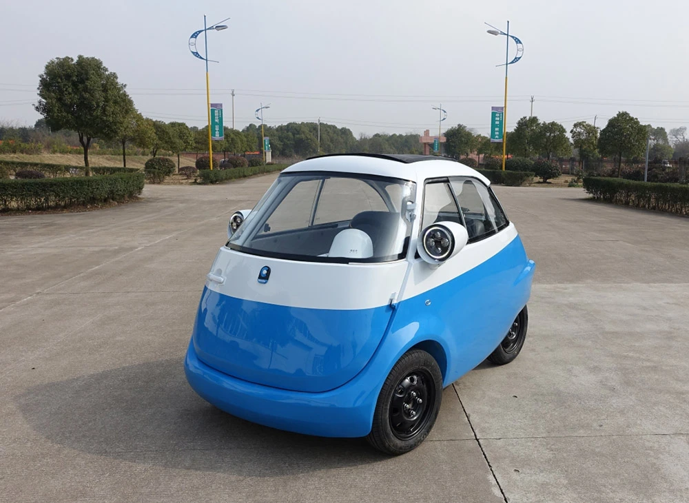 The Microlino EV is powered by a 15 kW motor for a top speed of 100 km/h (62 mph)