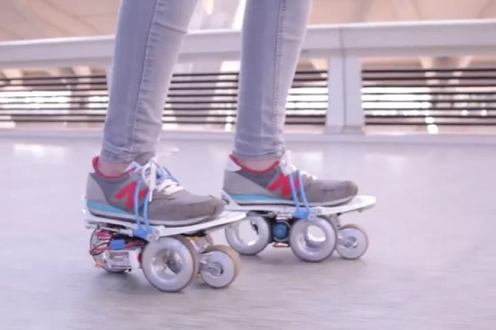 Rollkers are like motorized airport walkways on your feet