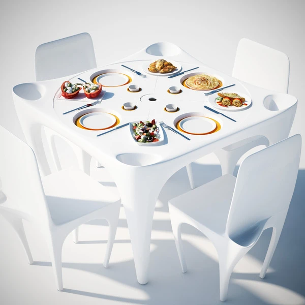 "Bye bye wind" garden table