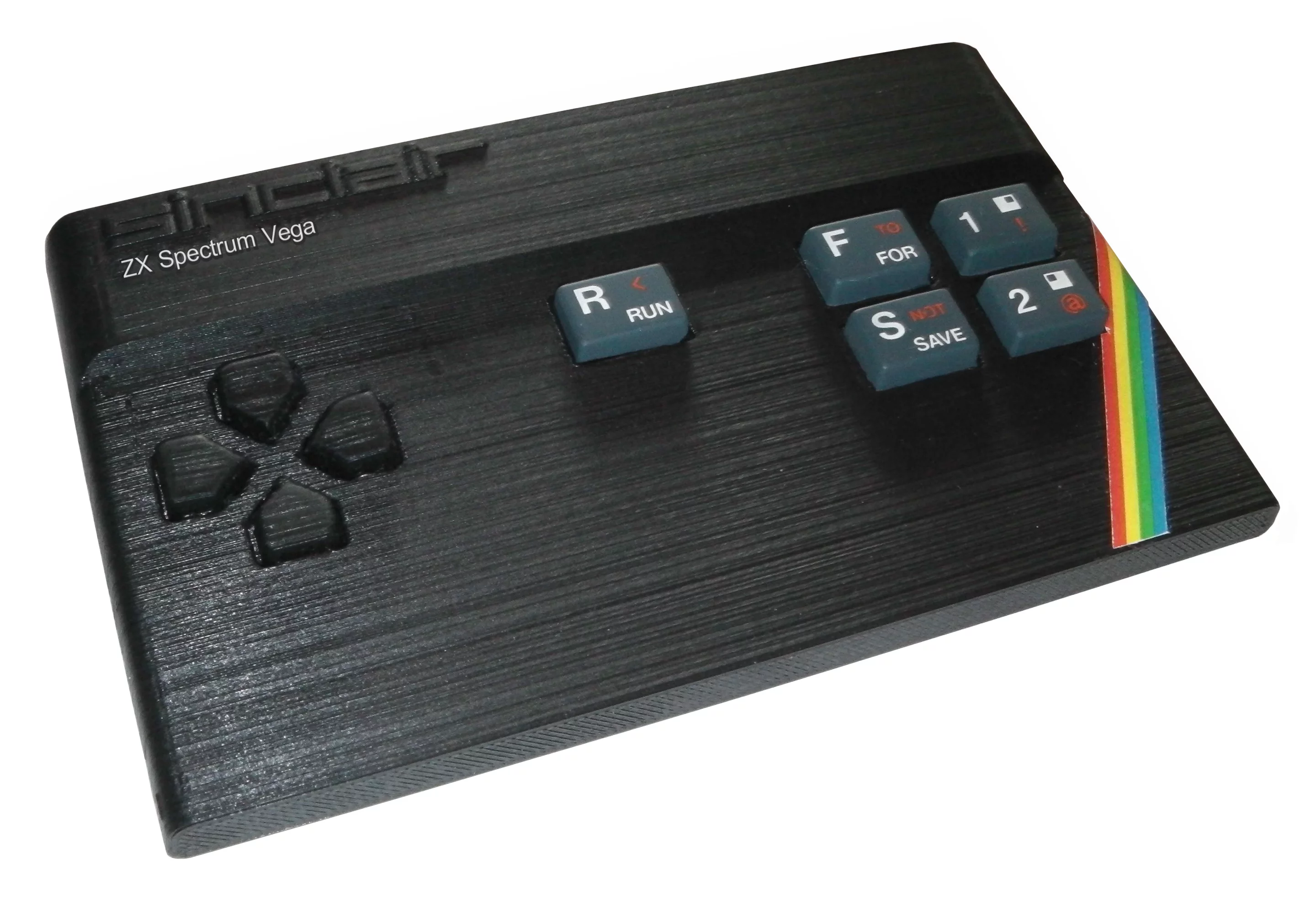 The Sinclair Vega is based on the ZX Spectrum personal home computer from the 1980s