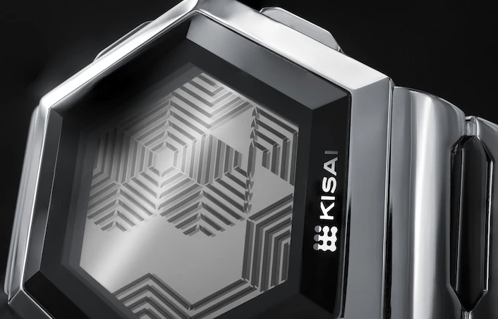 The numbers on the display of the Kisai Quasar are always visible but unreadable to the untrained eye