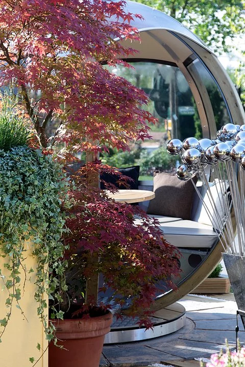 The G-PODs can be personally customized to create an office, studio or outdoor retreat