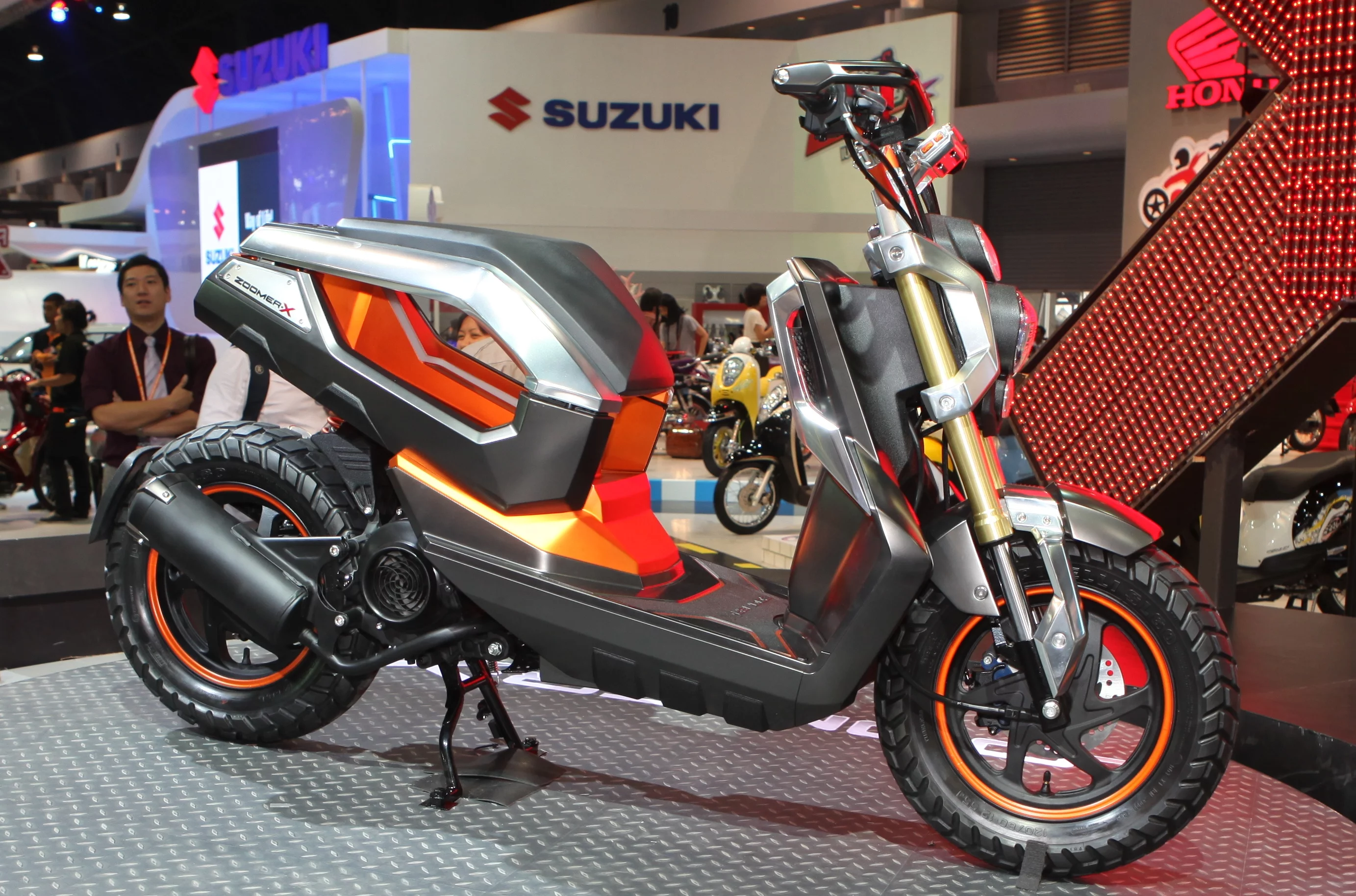 Honda's Zoomer-X was released last March at the Thailand International Motor Show