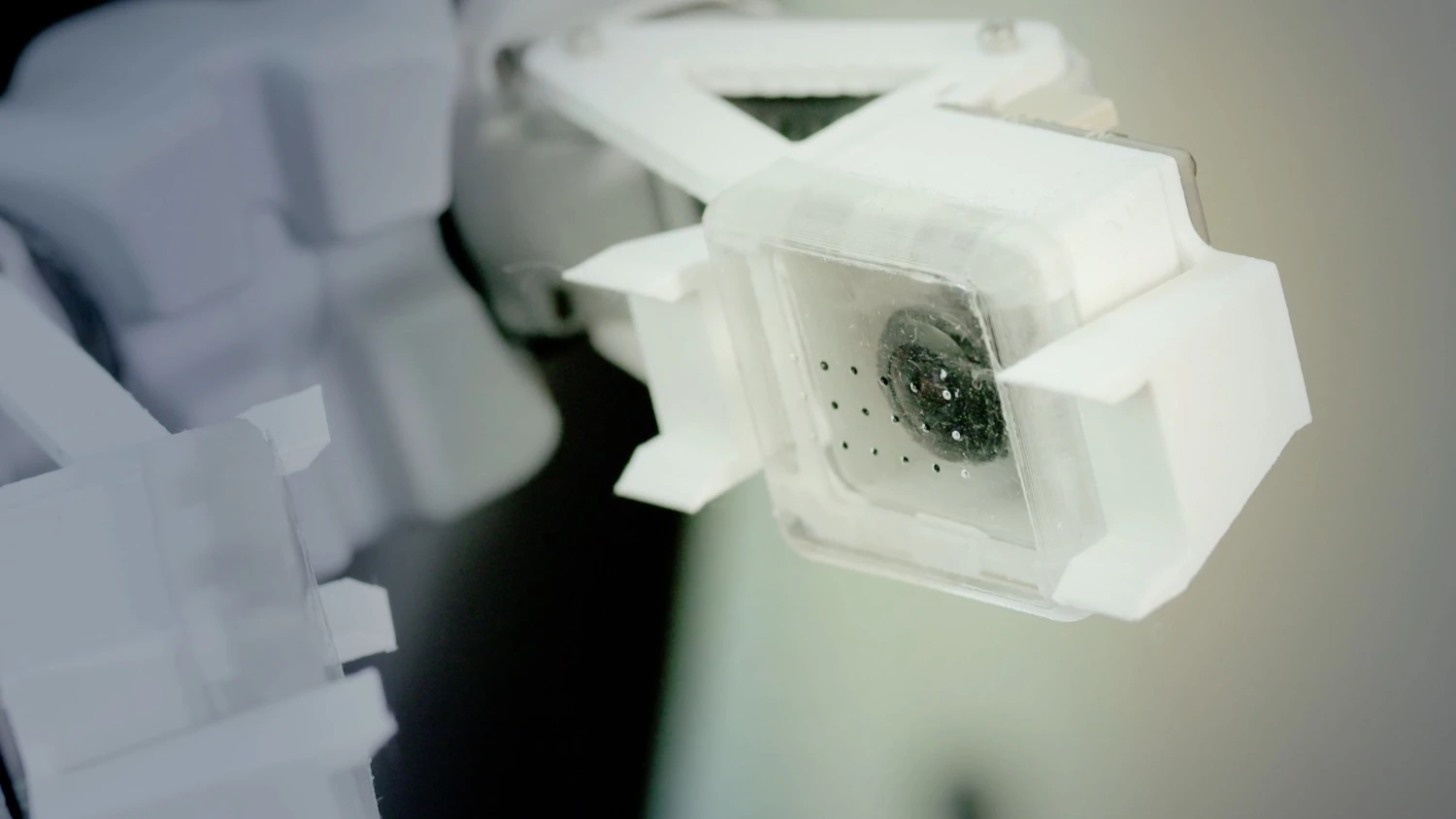 The Assistive Dexterous Arm (ADA) has built-in haptic sensors so it knows how much force it's applying