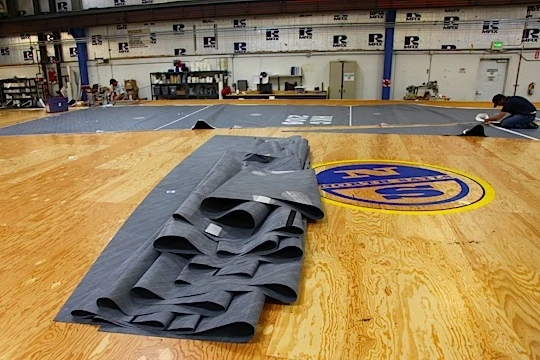 After consolidation sails are finished on the large prep floor