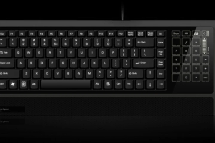The Eclipse litetouch Keyboard with customizable LCD keypad