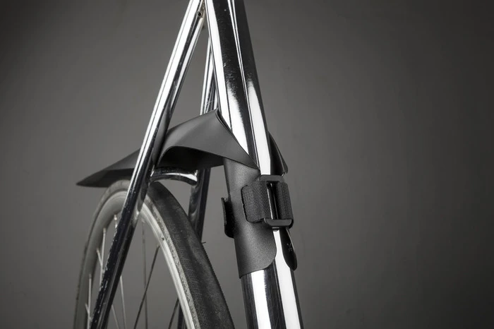 The Musguard is made from die-cut polypropylene, which folds into shape once unrolled