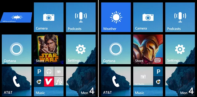 The Windows Phone Store now features apps via its live tile