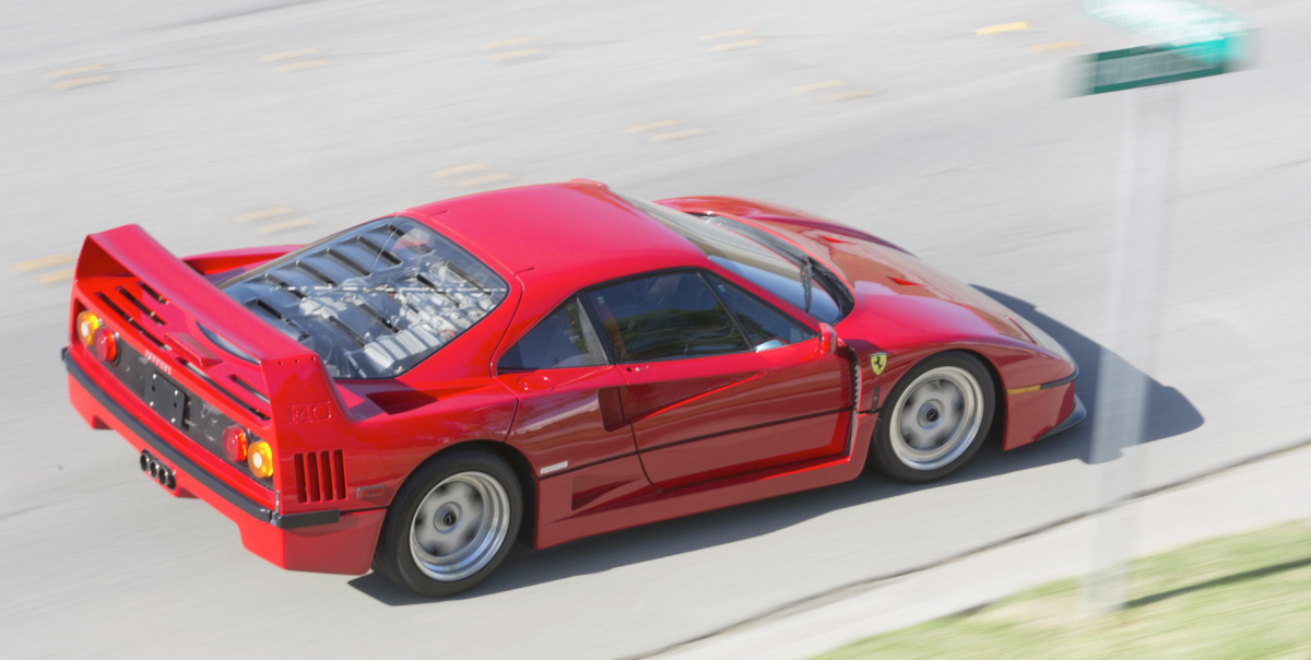 This 1990 Ferrari F40 sold for $1,237,500