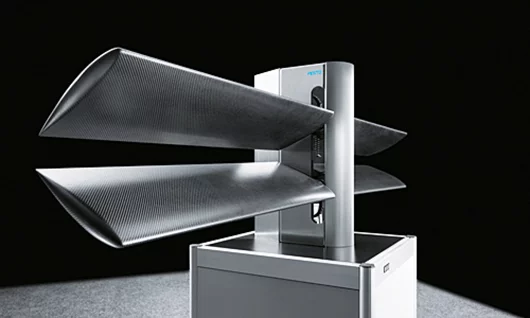 Festo has applied the same methodology used in its robotic SmartBird to harvest energy from the wind